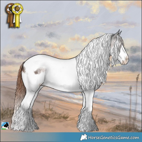 Horse Color:Liver Chestnut Sabino Splash Tobiano Rabicano 