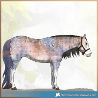 Horse Color:Plaid  White Spotted Liver Red Onyx Ice 