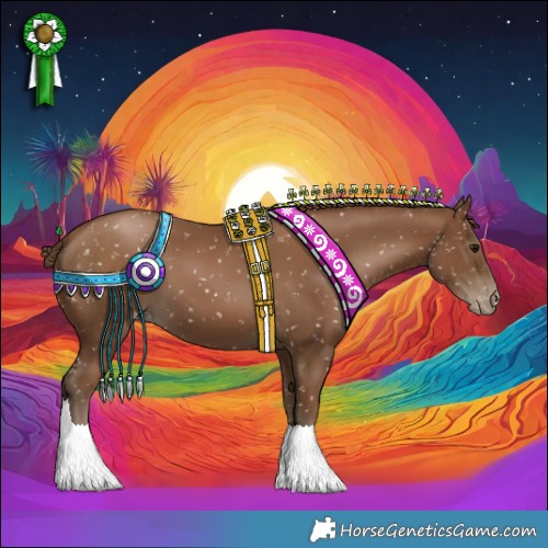 Horse Color:Gray Black Pearl Appaloosa