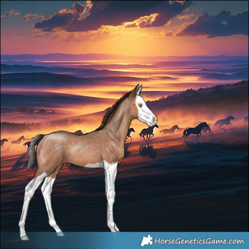 Horse Color:Amber Champagne Splash 