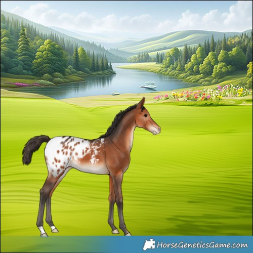 Horse Color:Bay Appaloosa