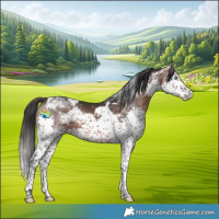 Horse Color:Brown Splash Tobiano 