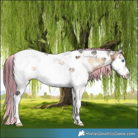 Horse Color:Painted Brown Ice Onyx Splash Tobiano