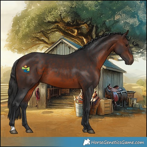 Horse Color:Brown 