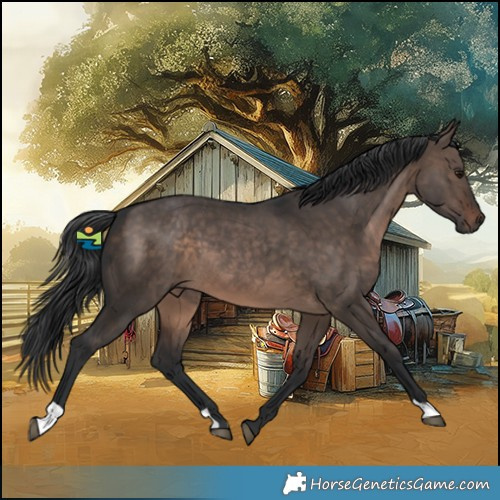 Horse Color:Brown Dun 