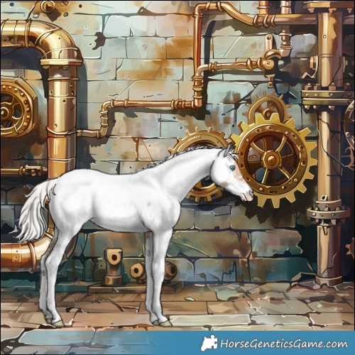 Horse Color:White Spotted Silver Bay Pearl Dun Tobiano Appaloosa Rabicano