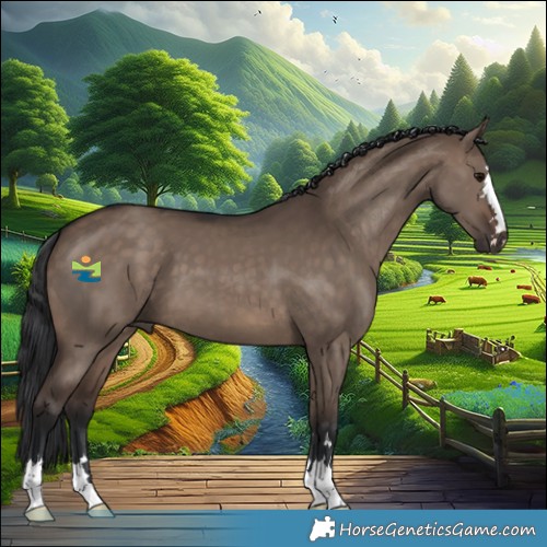 Horse Color:Brown Dun 