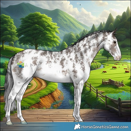 Horse Color:Brown Dun Mushroom Sabino 