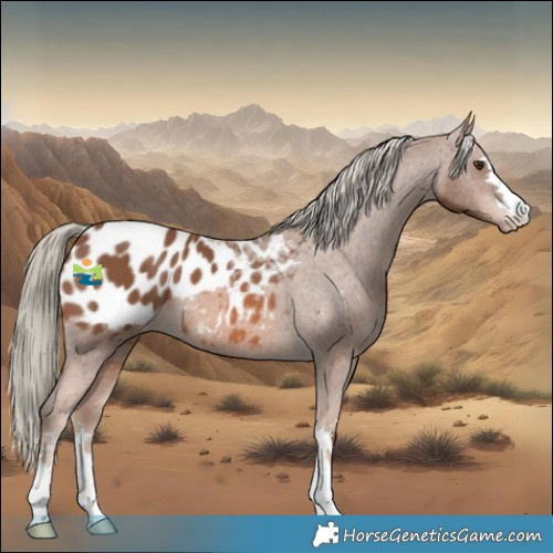 Horse Color:Chestnut Mushroom Appaloosa 