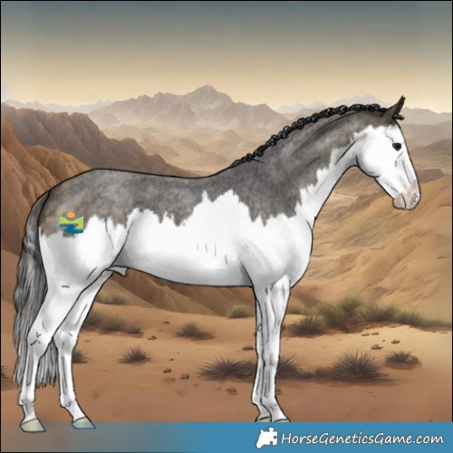 Horse Color:Buckskin Roan Splash 