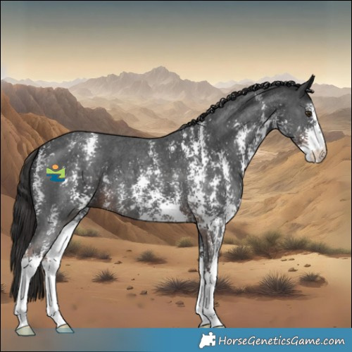 Horse Color:Liver Chestnut Sabino 