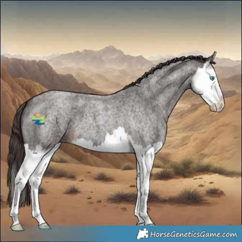 Horse Color:Liver Red Roan Splash 