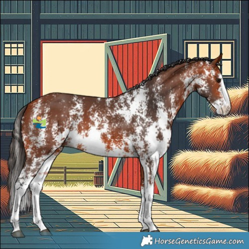 Horse Color:Bay Sabino 