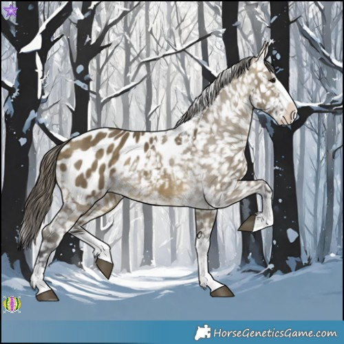 Horse Color:Buckskin Dun Splash Appaloosa