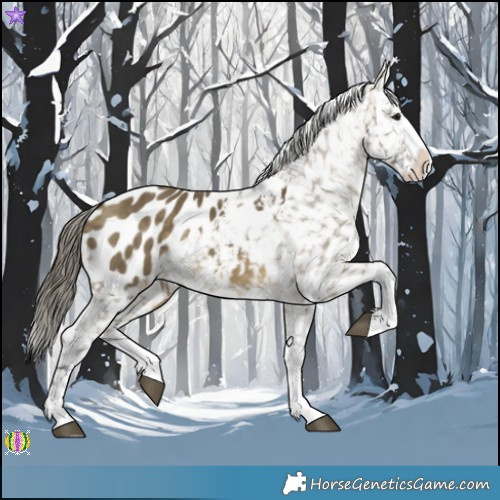Horse Color:Buckskin Dun Splash Appaloosa 
