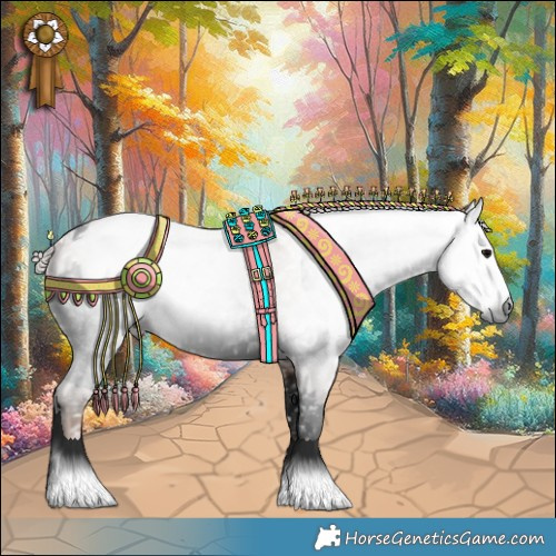 Horse Color:Gray Black Appaloosa  and Gray Black Pearl Appaloosa 