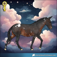 Horse Color:White Spotted Brown Varnish 