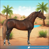 Horse Color:Liver Chestnut Tobiano
