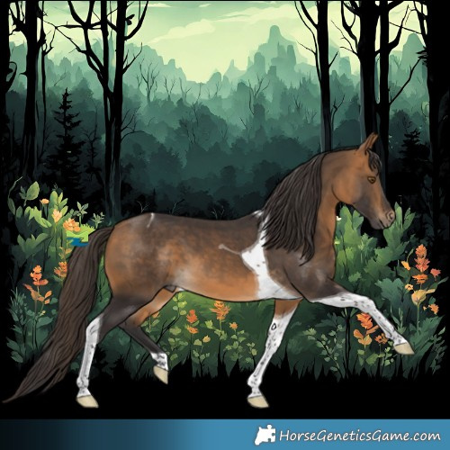 Horse Color:Buckskin Tobiano 