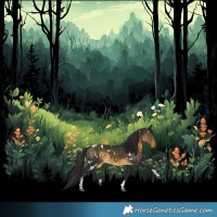 Horse Color:White Spotted Buckskin Tobiano Rabicano