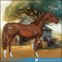 Horse Color:Chestnut 