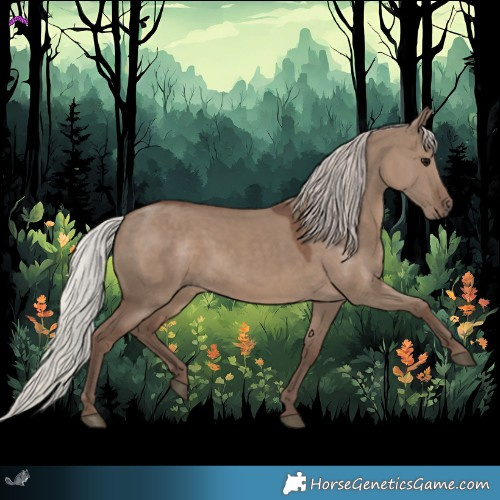 Horse Color:Silver Grullo 