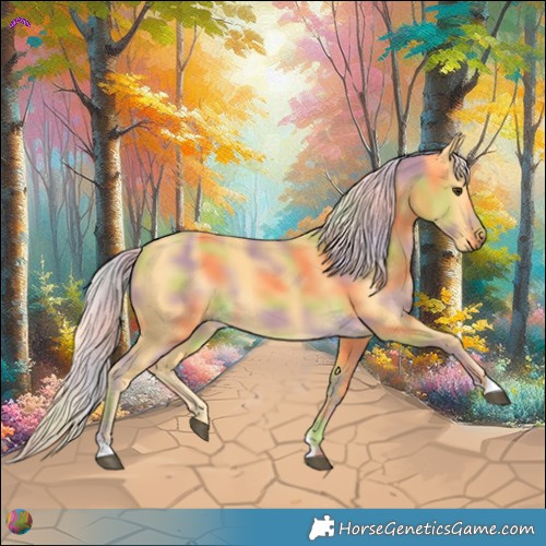Horse Color:Nacre Palomino 