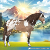 Horse Color:Amber Champagne Dun Tobiano Appaloosa  and Bay Dun Appaloosa 