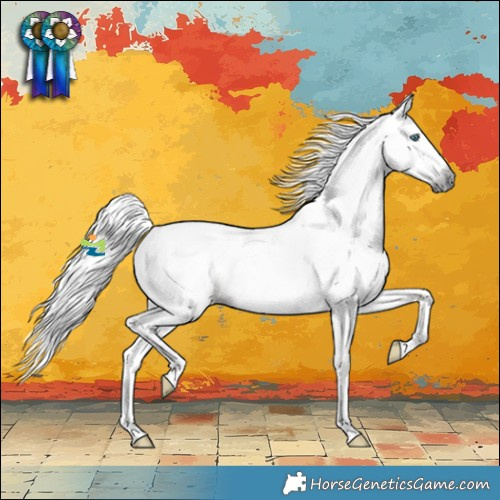 Horse Color:Gray Palomino Splash 