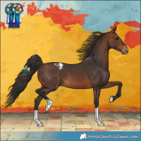 Horse Color:Brown Varnish 