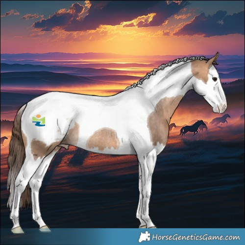 Horse Color:Bay Dun Splash Tobiano Appaloosa Rabicano 