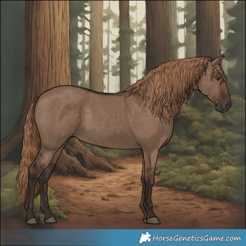 Horse Color:Liver Red Dun Rabicano 