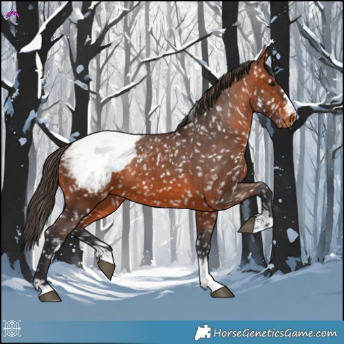 Horse Color:Bay Appaloosa