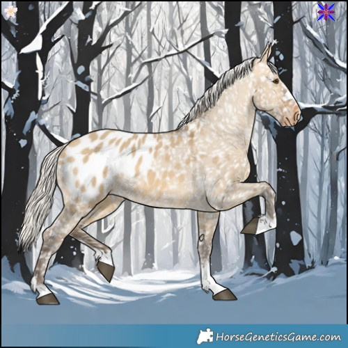 Horse Color:Silver Buckskin Dun Appaloosa 