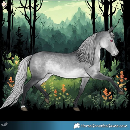 Horse Color:Silver Brown Chinchilla 