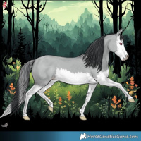 Horse Color:Classic Champagne Chinchilla Dun Splash
