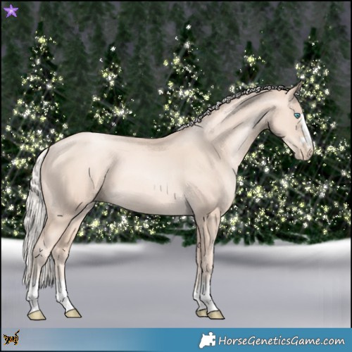 Horse Color:Gold Cream Champagne Pearl