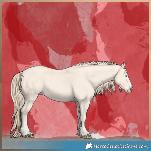 Horse Color:Perlino 