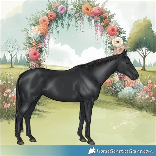 Horse Color:Black 