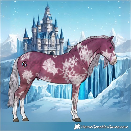 Horse Color:Silver Black Ice 