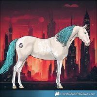 Horse Color:Painted Cremello Tobiano 
