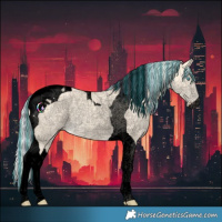 Horse Color:Void Painted Cremello Tobiano