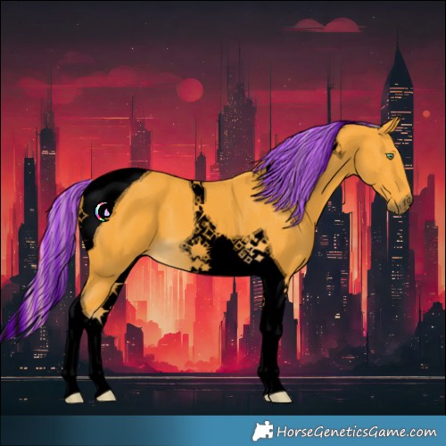 Horse Color:Void Painted Palomino Tobiano 