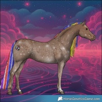 Horse Color:Painted Silver Black 