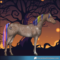 Horse Color:Painted Silver Black