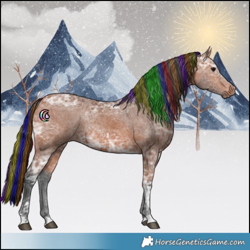 Horse Color:Painted Bay Ice 