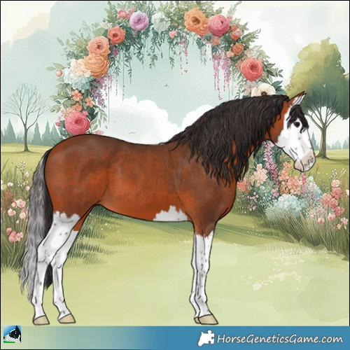 Horse Color:Bay Splash 