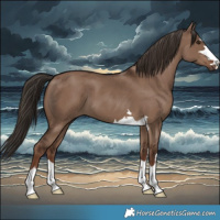 Horse Color:Liver Red Dun 