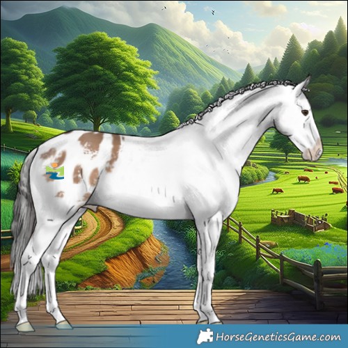 Horse Color:Liver Red Dun Sabino Varnish 
