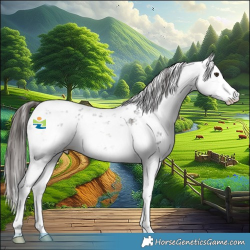 Horse Color:Liver Chestnut Sabino Appaloosa 